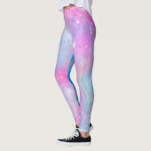 Magische Unicorn Roze Blauwe Leggings (Links)