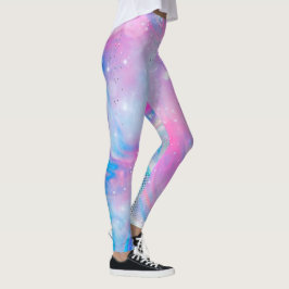 Magische Unicorn Roze Blauwe Leggings