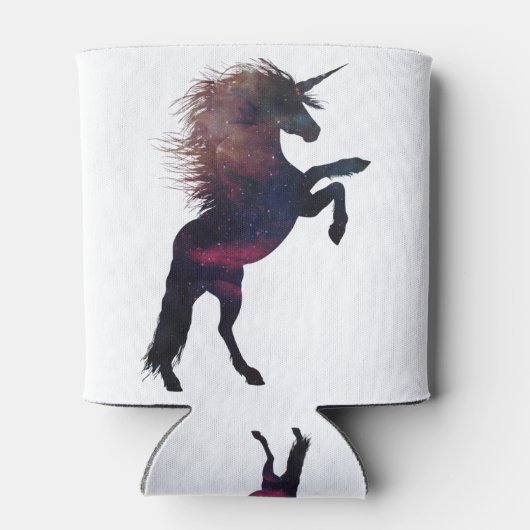 Magische Unicorn Space Nebula Blikjeskoeler (Achterkant)