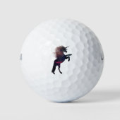 Magische Unicorn Space Nebula Golfballen (Voorkant)