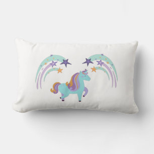 Magische Unicorn Star Print Lumbar Pillow Kussen