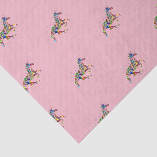 Magische Unicorn Tissuepapier (Detail)