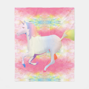 MAGISCHE UNICORN vlootsdeken. Fleece Deken