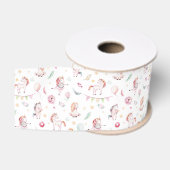 Magische Unicorn World Grosgrain Lint (Spoel)
