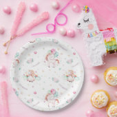 Magische Unicorn World Papieren Bordje (Feest)