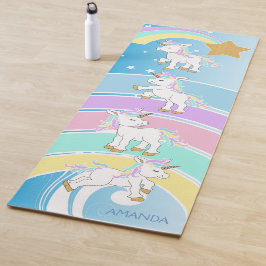 Magische Unicorns - Blue Yoga Mat