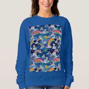 Magische Unicorns en regenbogen Trui