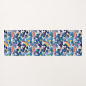 Magische Unicorns en regenbogen Yogamat (Achterkant (horizontaal))