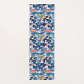 Magische Unicorns en regenbogen Yogamat (Achterkant)