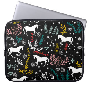 Magische Unicorns en Star Constellations Laptop Sleeve