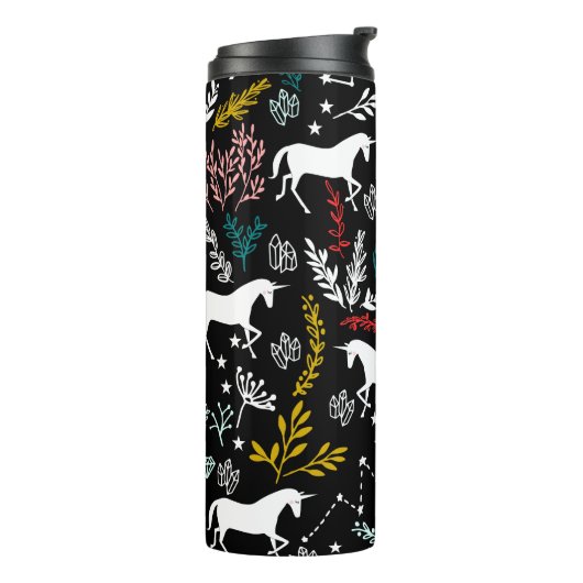 Magische Unicorns en Star Constellations Thermosbeker (Gedraaid links)
