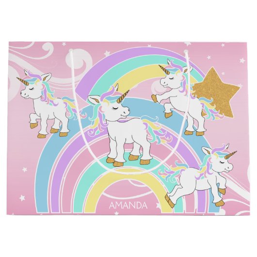 Magische Unicorns Groot Cadeauzakje (Voorkant)