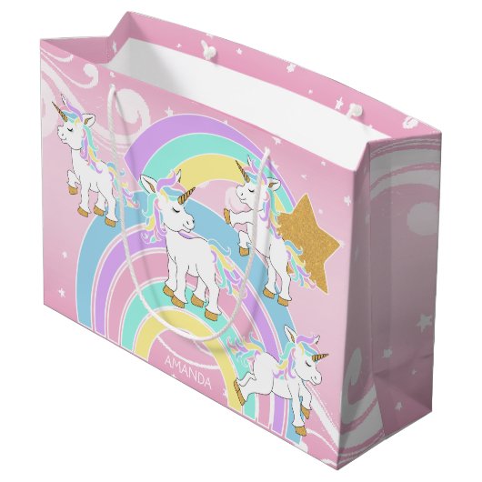 Magische Unicorns Groot Cadeauzakje (Achterkant Gekanteld)