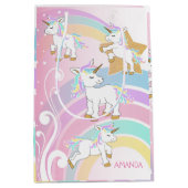 Magische Unicorns Medium Cadeauzakje (Voorkant)