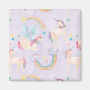 Magische Unicorns Patroon Magneet