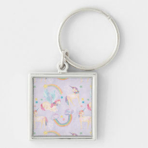 Magische Unicorns Patroon Sleutelhanger