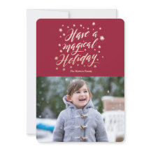 magische vakantie papier vakantie fotokaart