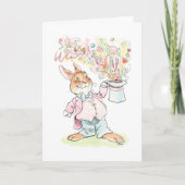 Magische Valentijn Konijn Kaart (Voorkant)