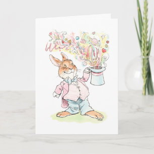 Magische Valentijn Konijn Kaart