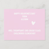 Magische Valentijnsdag - Kute Kinder Unicorn Briefkaart (Achterkant)