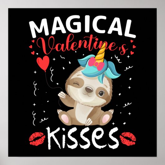 Magische Valentijnskussen Poster (Voorkant)