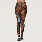 Magische Veer op Baobab Bladeren Leggings (Achterkant)