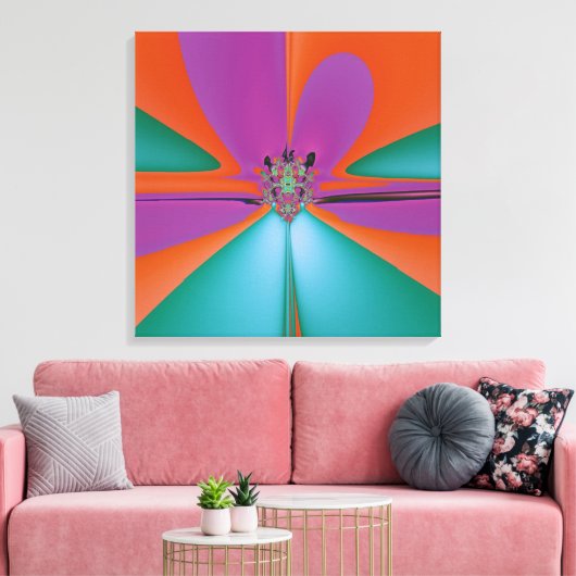 Magische ventilator canvas afdruk (Insitu (Woonkamer))