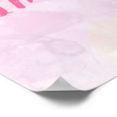 Magische Verbeeldingskunst Poster (Roze) (Hoek)