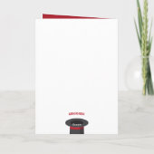 Magische verjaardag na uitnodiging - Magical Top H (Achterkant)