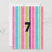 Magische verjaardag Party Meisje Magician Kaart (Achterkant)