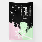 Magische verjaardag spandoek (Verticaal)