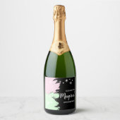 Magische verjaardag sparkling wijnetiket (Voorkant)