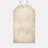 Magische Verjaardag Uil Dank u Cadeaulabel (Achterkant)