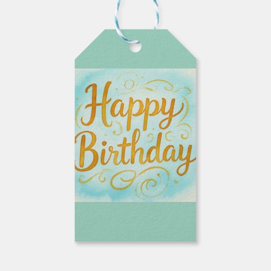 Magische verjaardagen cadeaulabel (Achterkant)