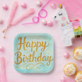 Magische verjaardagen papieren bordje (Feest)