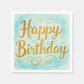 Magische verjaardagen servet (Voorkant)