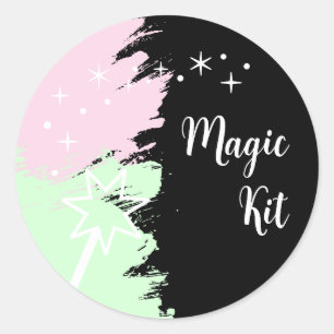 Magische Verjaardags Magie Kit Ronde Sticker
