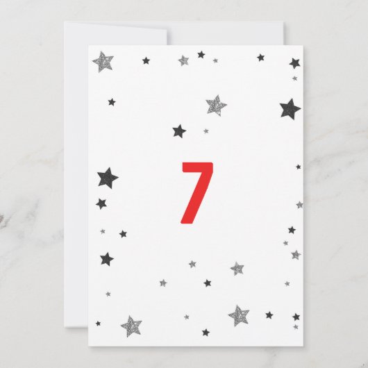 Magische verjaardagsfeestmagiër kaart (Achterkant)