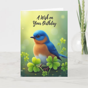 Magische Verjaardagskaart met Vogel Kaart