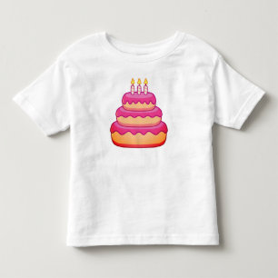Magische verjaardagstaart voor kinderen kinder shirts