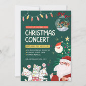 "Magische viering: kerst uitnodigingskaart Kaart (Voorkant)