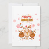 "Magische viering: Kerstuitnodiging Kaart (Achterkant)