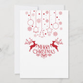 "Magische viering: Kerstuitnodiging Kaart (Achterkant)