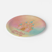 Magische viering Prinses Kasteel Verjaardag Papieren Bordje (Gekanteld)