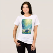 Magische vijverweide voor nijlpaarden Tri-Blend shirt (Voorkant volledig)