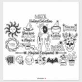 Magische Vintage Collectie Sticker (Vel)