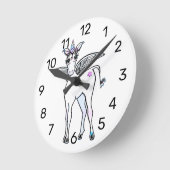 Magische vleugeleenheid ronde klok (Hoek)