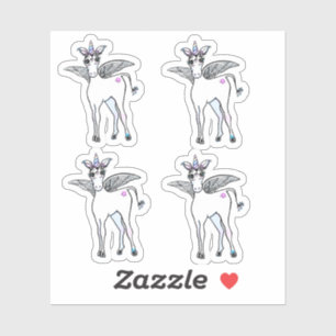 Magische vleugeleenheid sticker