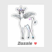 Magische vleugeleenheid sticker (Vel)