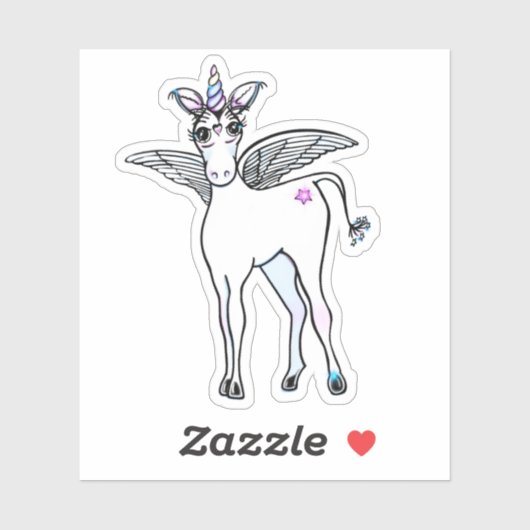 Magische vleugeleenheid sticker (Vel)